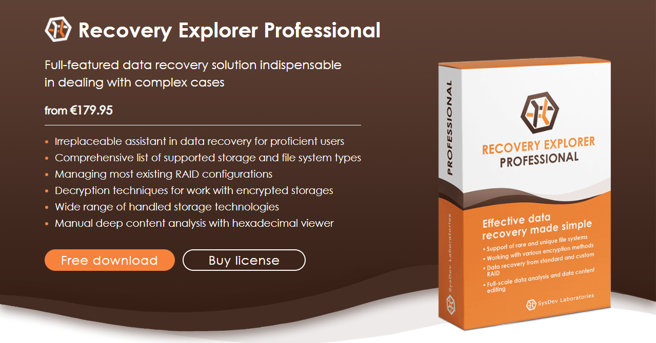recovery explorer professional